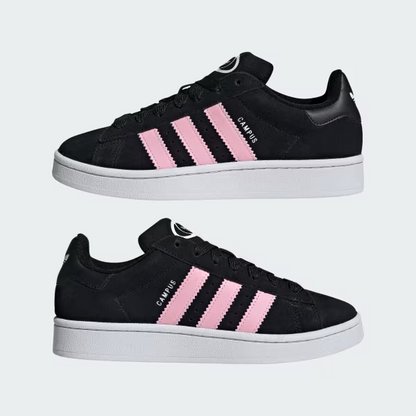 Adidas Women's Campus 00S Shoes - Core Black / Cloud White / True Pink - Shopsportive