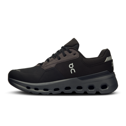 On Running Women's Cloudrunner 2 Waterproof Shoes - Magnet / Black - Shopsportive