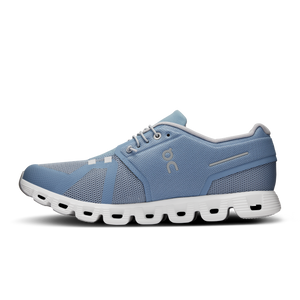 On Running Men's Cloud 5 Shoes - Chambray / White