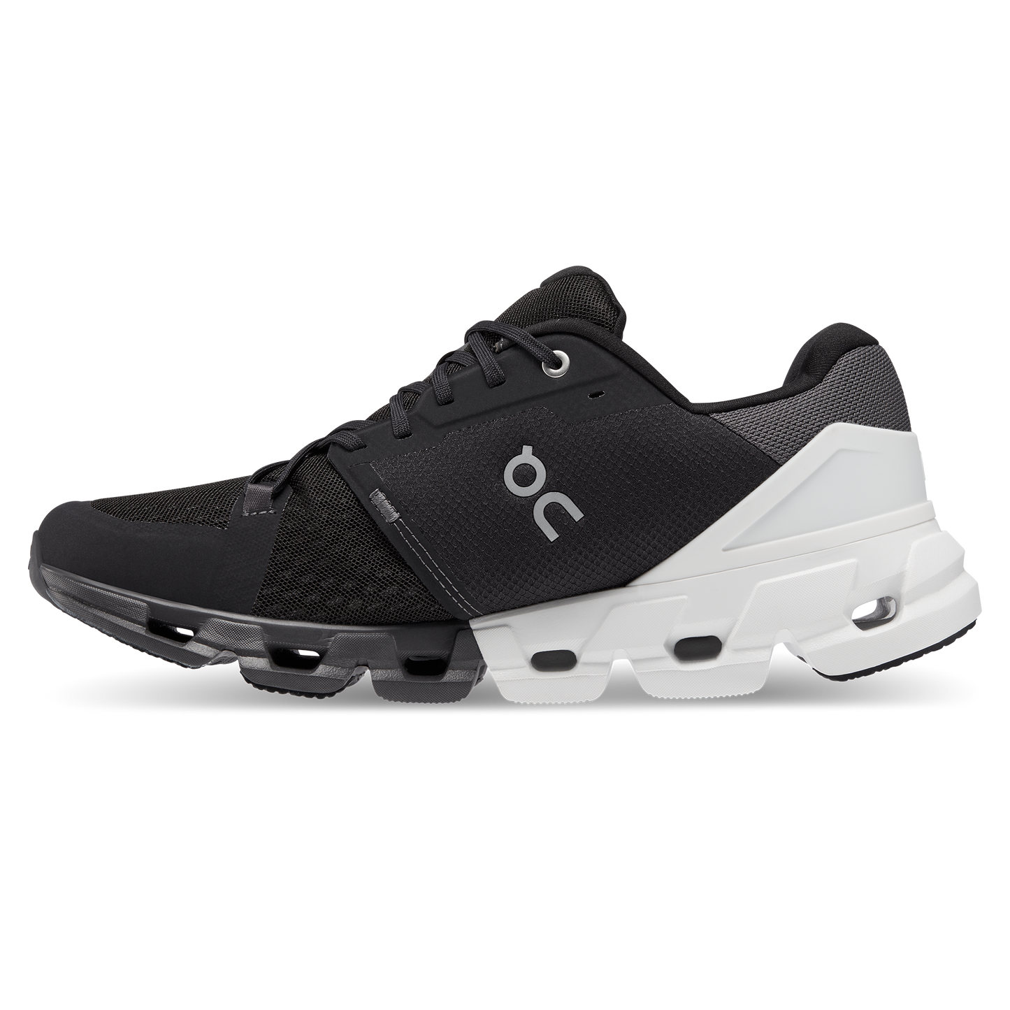 On Running Men's Cloudflyer 4 Shoes - Black / White