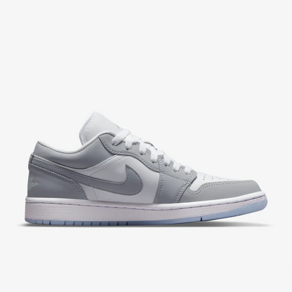 Nike Women's Air Jordan 1 Low Shoes - White / Wolf Grey - Shopsportive