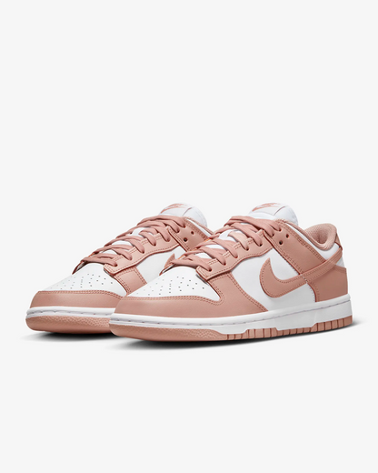 Nike Women's Dunk Low Shoes - White / Rose Whisper - Shopsportive