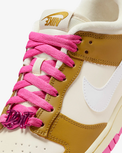 Nike Women's Dunk Low SE Shoes - Bronzine / Playful Pink / Alabaster / Coconut Milk