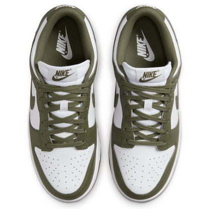 Nike Women's Dunk Low Shoes - White / Medium Olive - Shopsportive
