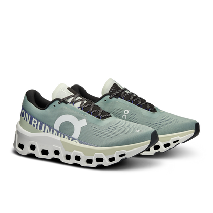 On Running Men's Cloudmonster 2 Shoes - Mineral / Aloe - Shopsportive