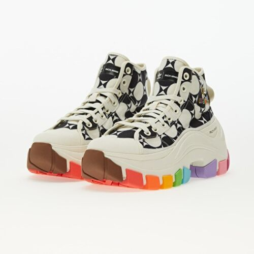 Adidas Unisex Rich Mnisi Nizza High XY22 Pride Shoes - Off White / Core Black / Multi