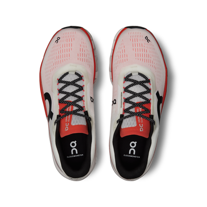 On Running Men's Cloudmonster 2 Shoes - Undyed / Flame - Shopsportive