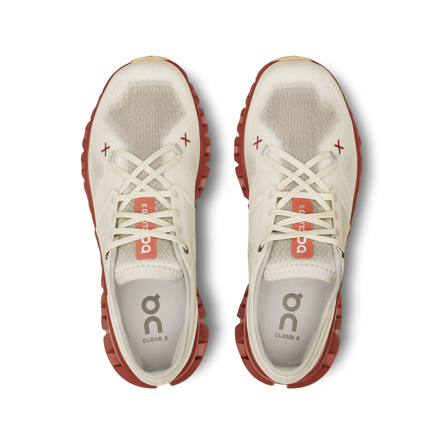 On Running Women's Cloud X 3 Shoes - Ice / Auburn