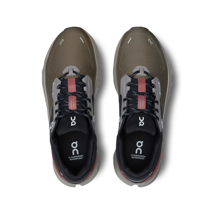 On Running Men's Cloudrunner 2 Waterproof Shoes - Olive / Mahogany - Shopsportive