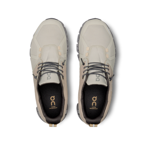On Running Women's Cloud 5 Waterproof Shoes - Pearl / Fog