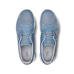 On Running Men's Cloud 5 Shoes - Chambray / White
