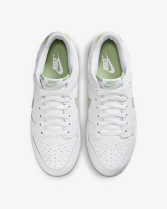 Nike Men's Dunk Low Retro Shoes - White / Honeydew