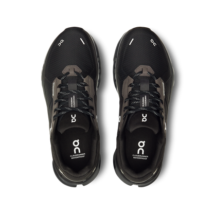 On Running Women's Cloudrunner 2 Waterproof Shoes - Magnet / Black - Shopsportive