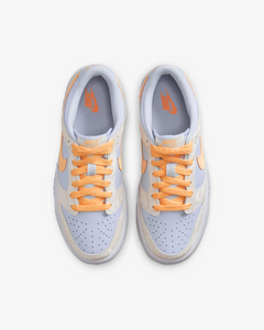 Nike Kid's Dunk Low GS Shoes - Pale Ivory / Football Grey / White / Melon Tint