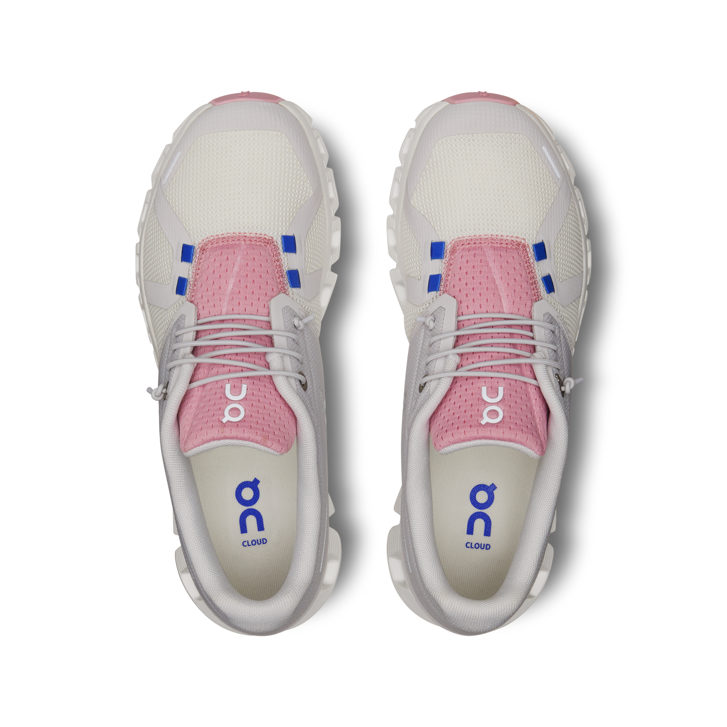 On Running Women's Cloud 5 Push Shoes - Ivory / Blossom