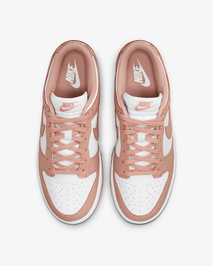 Nike Women's Dunk Low Shoes - White / Rose Whisper - Shopsportive