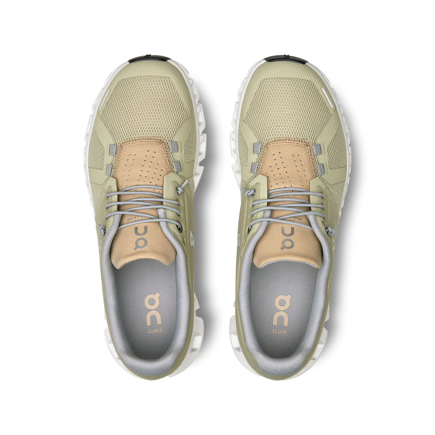 On Running Women's Cloud 5 Shoes - Haze / Sand