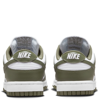 Nike Women's Dunk Low Shoes - White / Medium Olive - Shopsportive