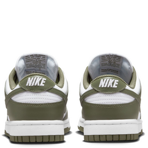 Nike Women's Dunk Low Shoes - White / Medium Olive