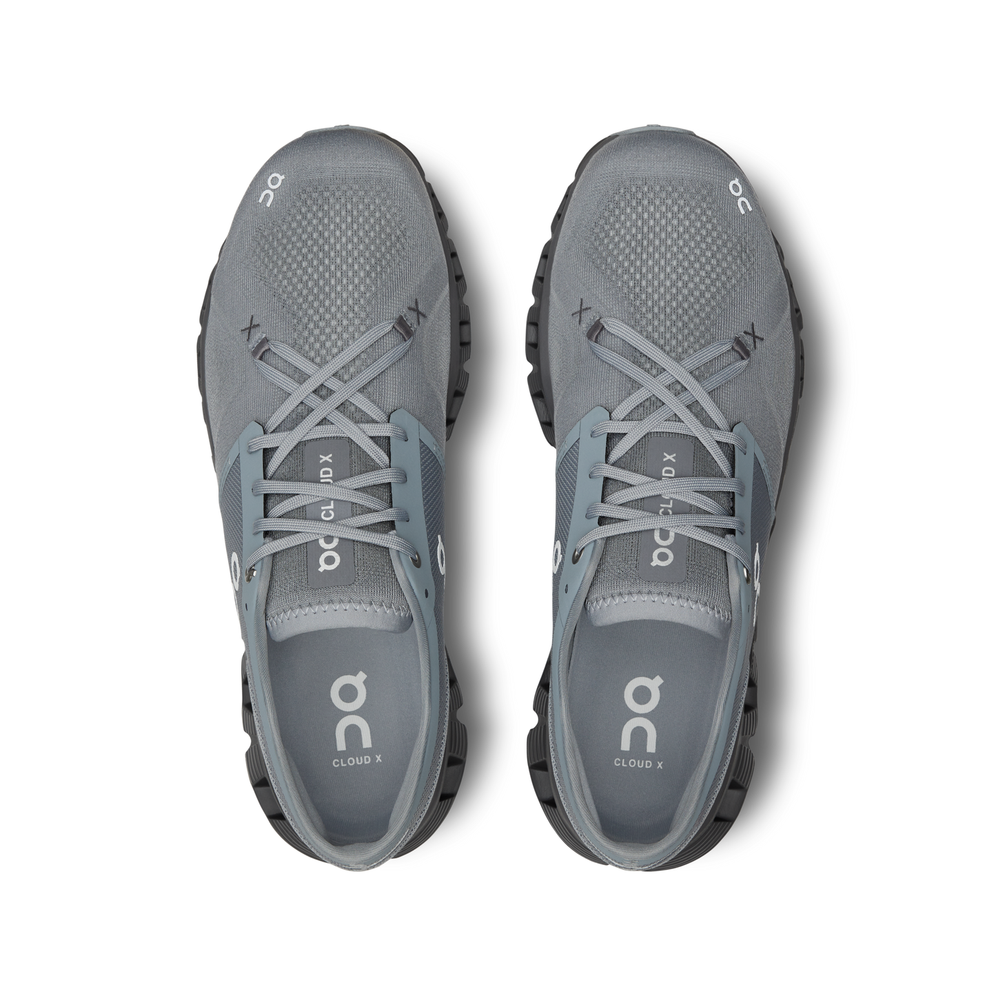 On Running Men's Cloud X 3 Shoes - Mist / Rock