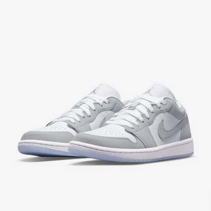 Nike Women's Air Jordan 1 Low Shoes - White / Wolf Grey - Shopsportive
