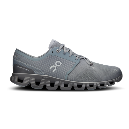 On Running Men's Cloud X 3 Shoes - Mist / Rock