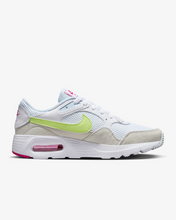 Load image into Gallery viewer, Nike Women&#39;s Air Max SC Shoes - White / Light Lemon Twist / Fireberry / Blue Tint

