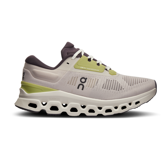 On Running Women's Cloudstratus 3 Shoes - Pearl / Ivory