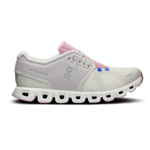 On Running Women's Cloud 5 Push Shoes - Ivory / Blossom