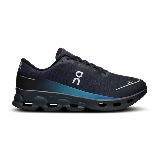 On Running Men's Cloudspark Shoes - Black / Blueberry