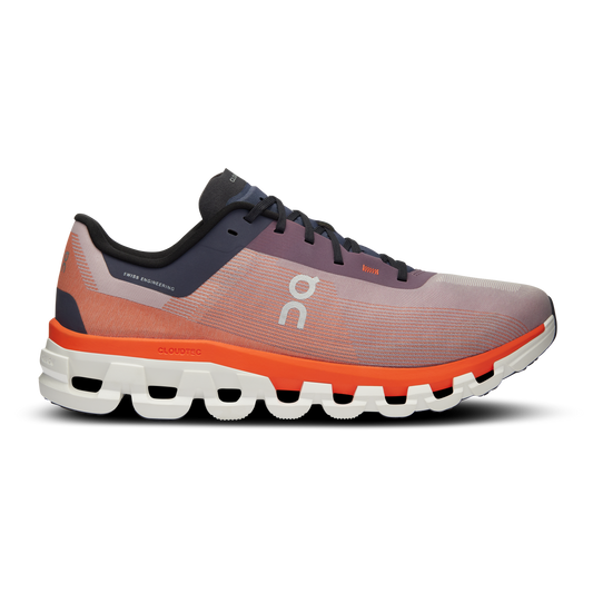 On Running Men's Cloudflow 4 Shoes - Quartz / Flame