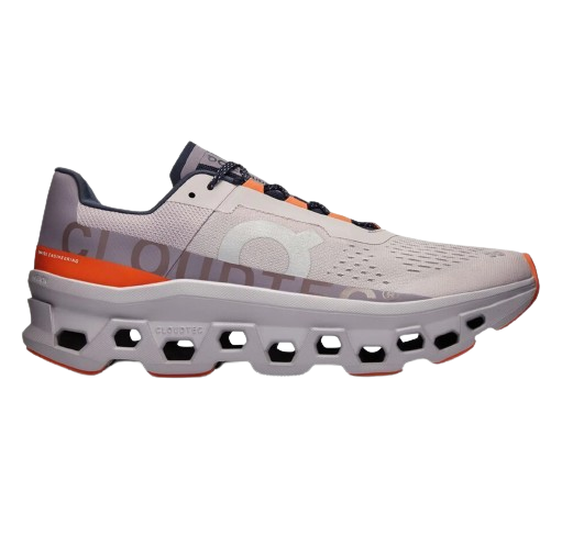 On Running Men's Cloudmonster Shoes - Pearl / Flame