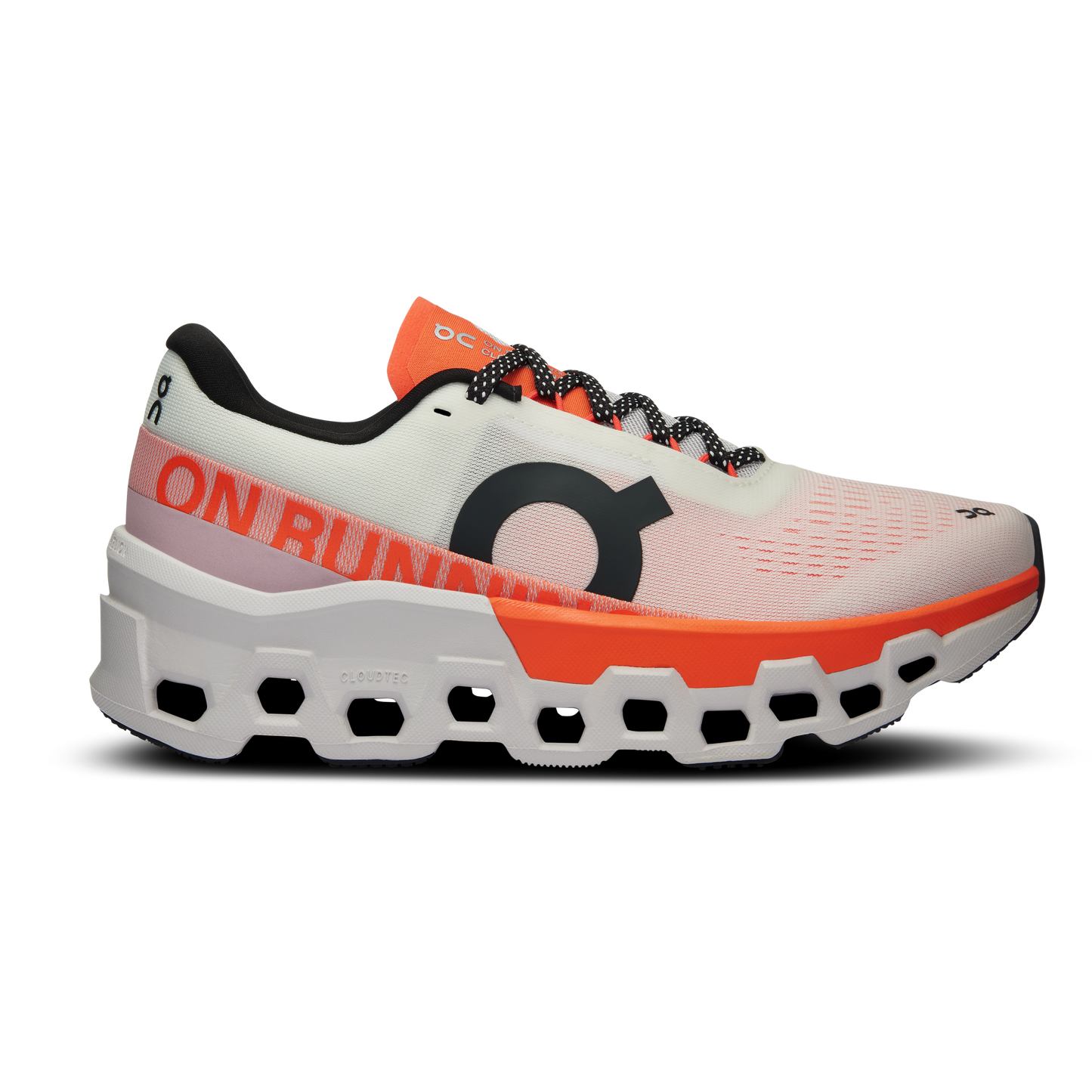 On Running Women's Cloudmonster 2 Shoes - Undyed / Flame