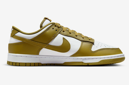 Nike Men's Dunk Low Retro Shoes - White / Pacific Moss - Shopsportive