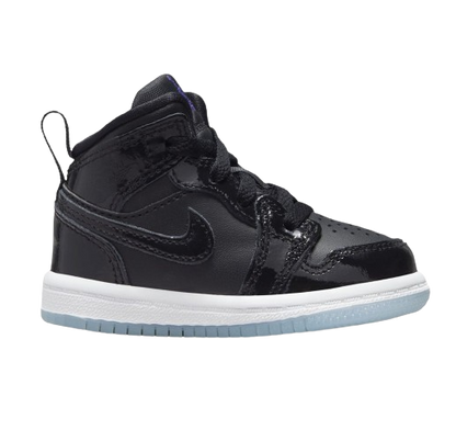 Nike Kids' Air Jordan 1 Mid SE TD Shoes - Black / Concord Blue / White - Shopsportive