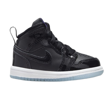 Load image into Gallery viewer, Nike Kid&#39;s Air Jordan 1 Mid SE TD Shoes - Black / Concord Blue / White
