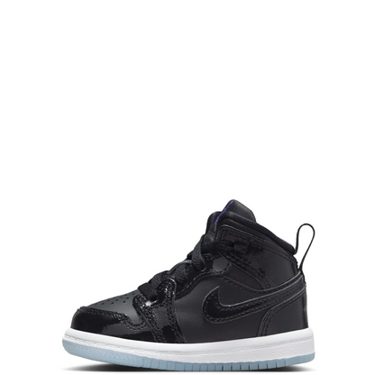 Nike Kids' Air Jordan 1 Mid SE TD Shoes - Black / Concord Blue / White - Shopsportive