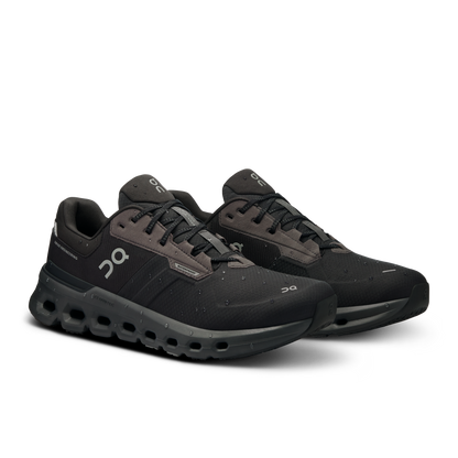 On Running Men's Cloudrunner 2 Waterproof Shoes - Magnet / Black - Shopsportive