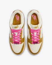 Load image into Gallery viewer, Nike Women&#39;s Dunk Low SE Shoes - Bronzine / Playful Pink / Alabaster / Coconut Milk
