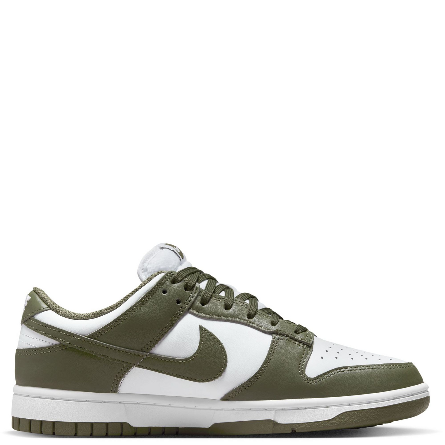 Nike Women's Dunk Low Shoes - White / Medium Olive