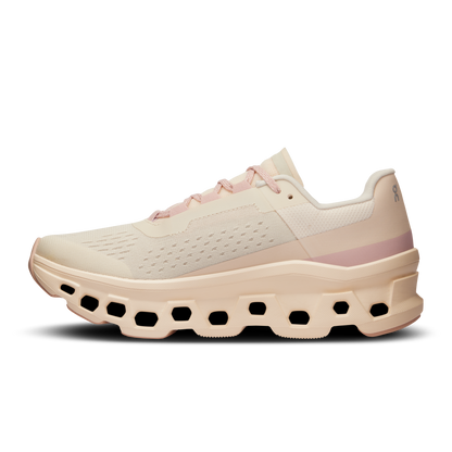 On Running Women's Cloudmonster Shoes - Moon / Fawn - Shopsportive