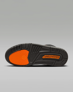 Nike Men's Air Jordan 3 Fear Shoes - Night Stadium / Black / Flat Pewter / Total Orange