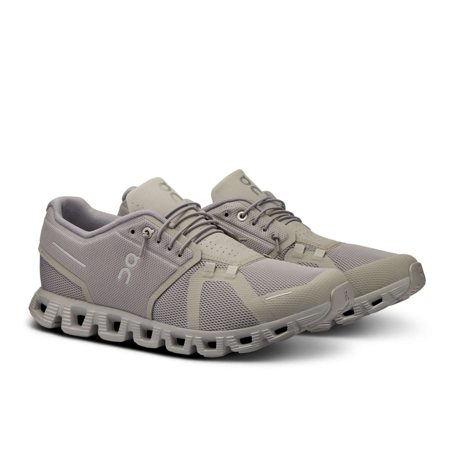 On Running Men's Cloud 5 Shoes - Fog / Alloy