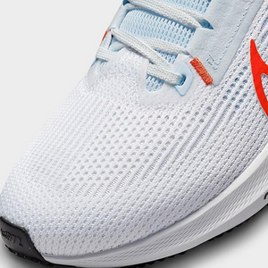 Nike Women's Pegasus 40 Shoes - White / Picante Red / Blue Tint / Laser Orange