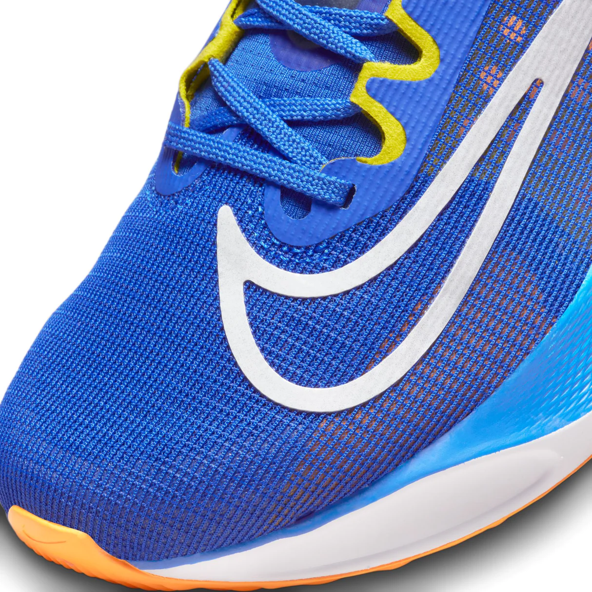 Nike Men's Zoom Fly 5 Shoes - Racer Blue / White / High Voltage / Sundial