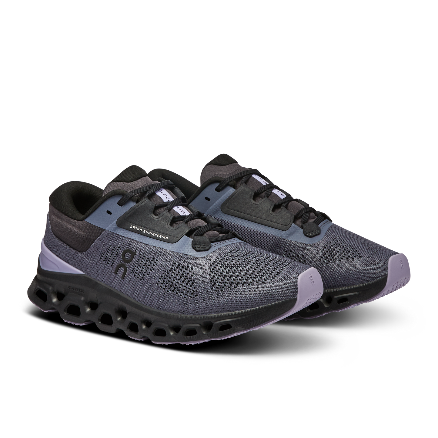 On Running Women's Cloudstratus 3 Shoes - Metal / Wisteria