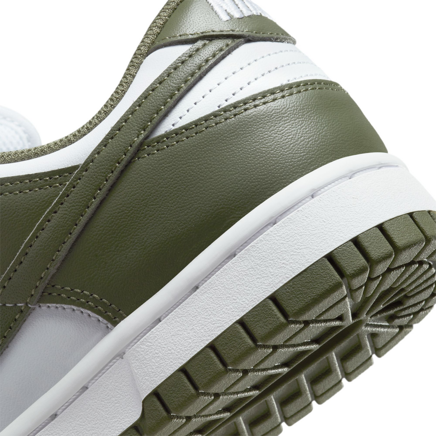 Nike Women's Dunk Low Shoes - White / Medium Olive