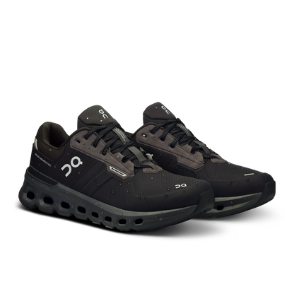 On Running Women's Cloudrunner 2 Waterproof Shoes - Magnet / Black - Shopsportive