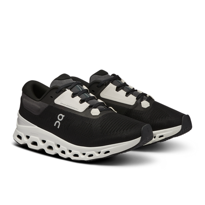 On Running Women's Cloudstratus 3 Shoes - Black / Frost - Shopsportive
