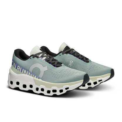 On Running Women's Cloudmonster 2 Shoes - Mineral / Aloe - Shopsportive